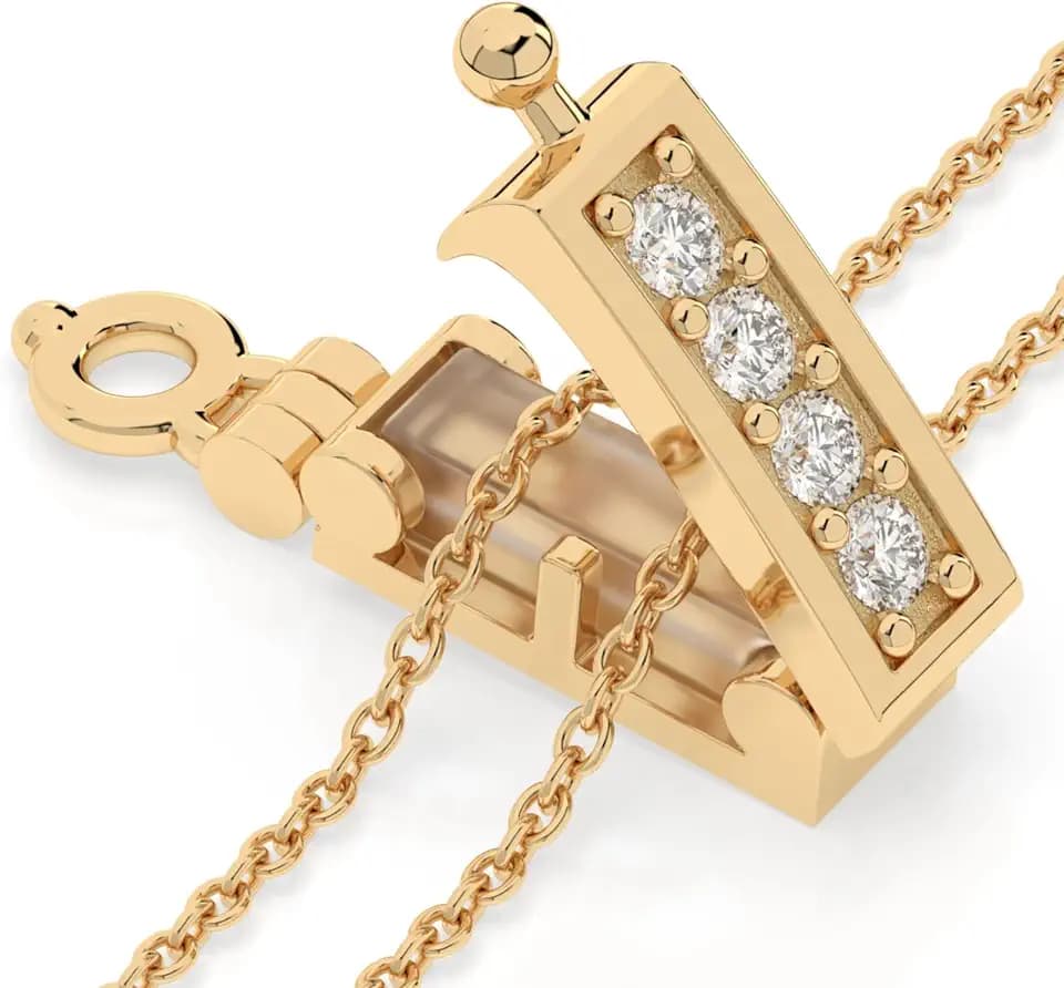 Necklace Shortener for Thin Chains 1pc Small 18k Gold Plated Brass Necklace Shortener Clasp to Shorten & Layer Rope Snake Box Small Chains up to 1.3mm - Adjuster Clip