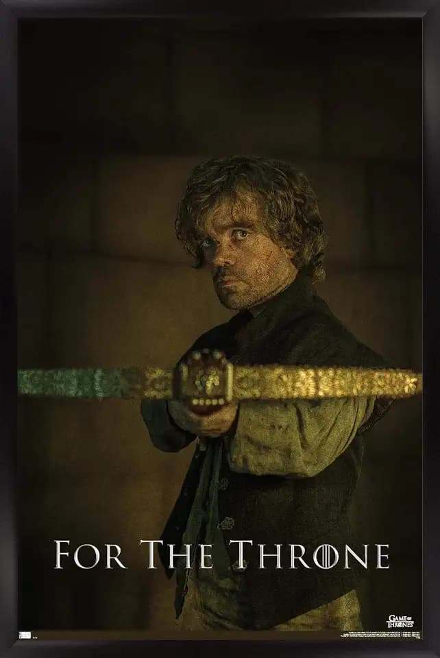 Trends International Game of Thrones - Tyrion Lannister Wall Poster, 22.375" x 34", Black Framed Version