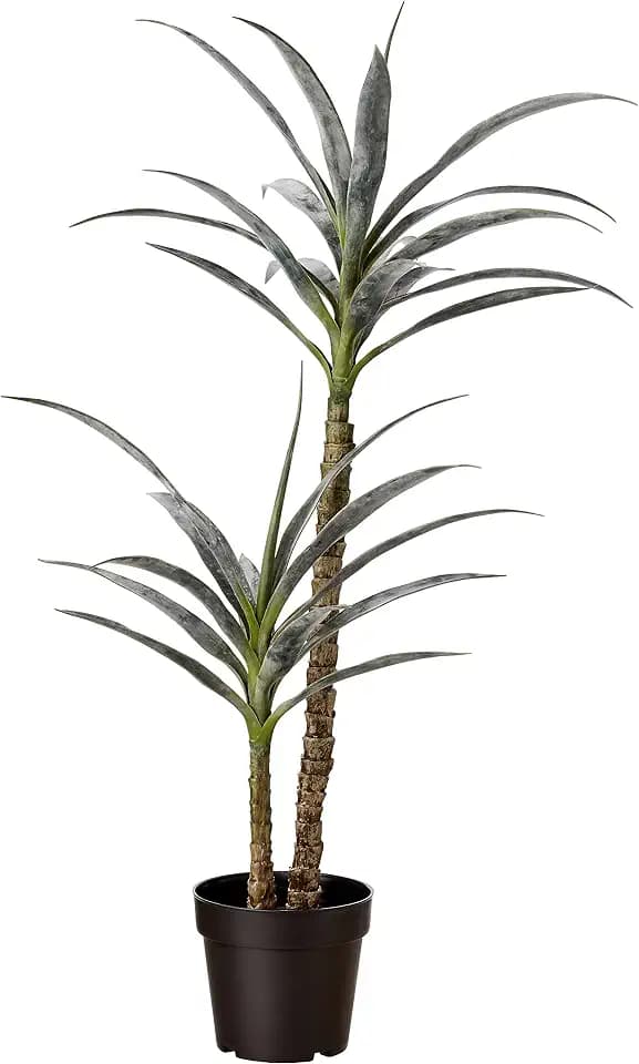 Amazon Basics Artificial Yucca Plant with Plastic Nursery Pot, 40-Inch, Medium