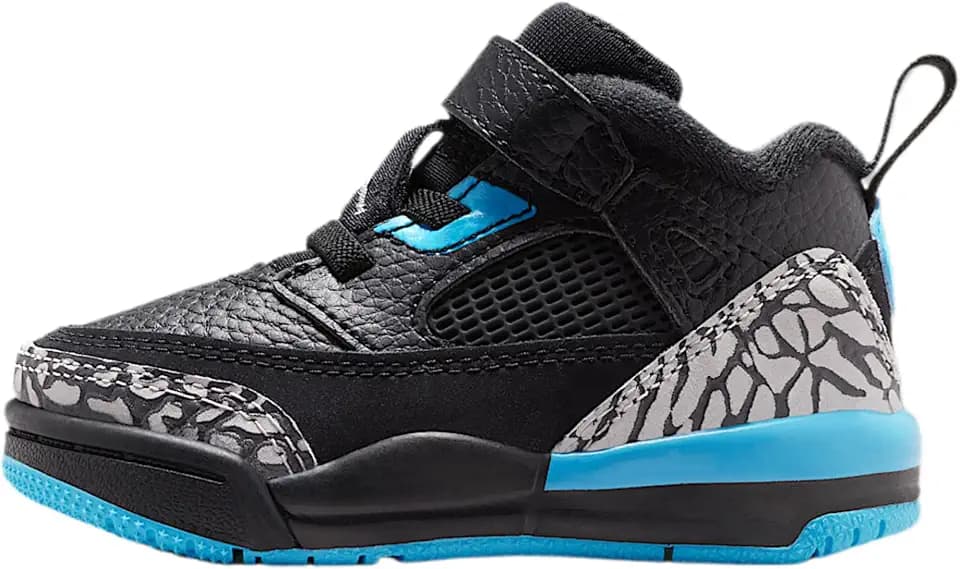 Jordan Spizike Low Baby/Toddler Shoes (Black/Gamma Blue/Wolf Grey)