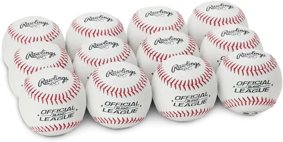Rawlings | UNDERSIZED Official League Practice Baseballs | 8.5" | 12 Count