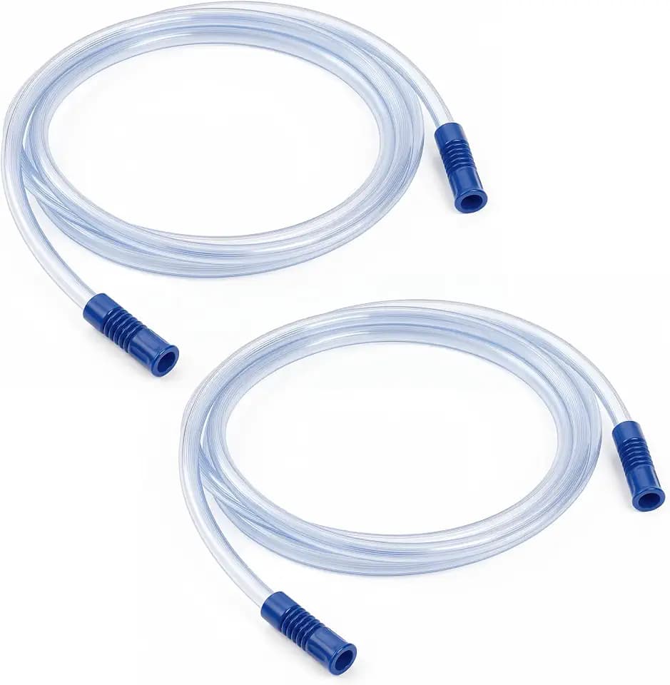 2 Pack Extension Tubes, 6.5FT Flexible Connection Hose with 9mm Connector, Durable Replacement Tubing for Compatible Equipment and DIY Applications