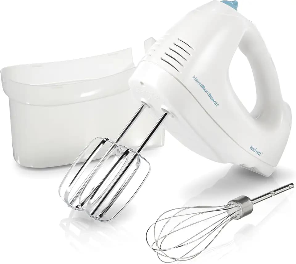Hamilton Beach 6-Speed Electric Hand Mixer With QuickBurst and Bowl Rest
