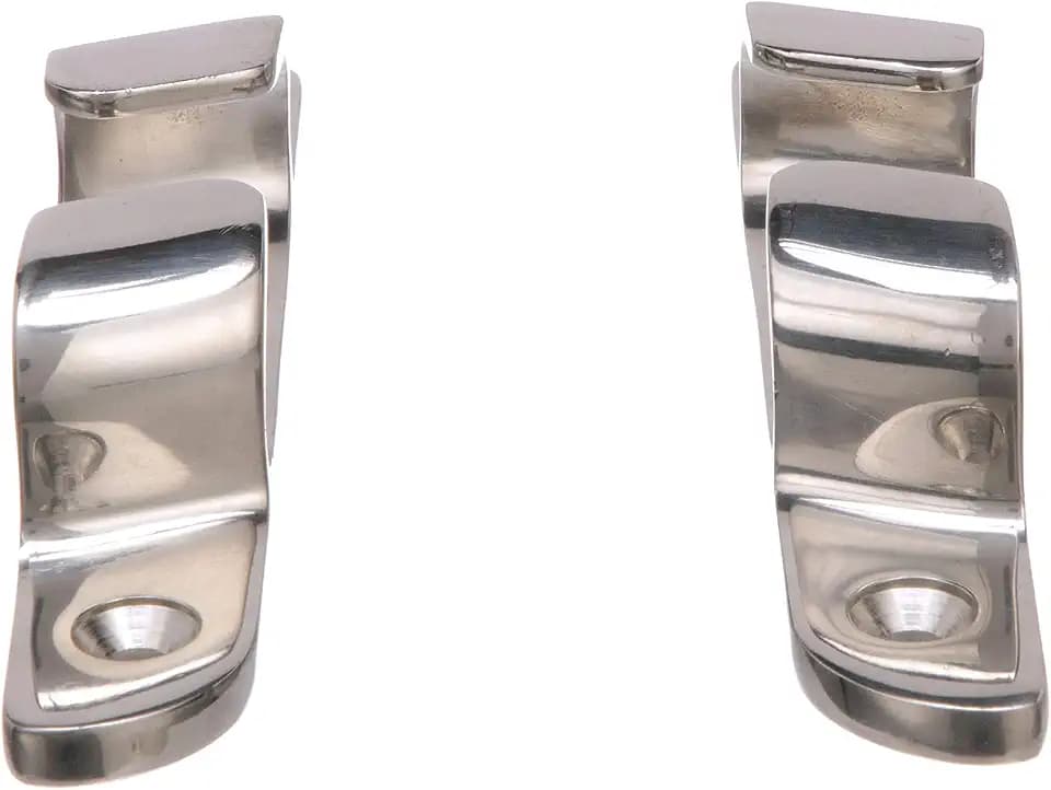 Seachoice 316 Stainless Steel Bow Chocks, 4-3/4 in. Long, Accepts Up to 5/8 in. Line, One Size, Pack of 2