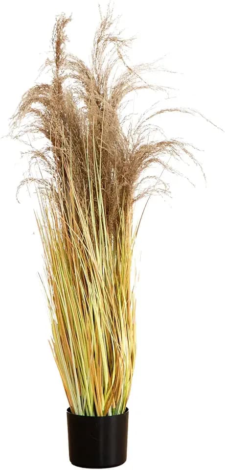 Nearly Natural 4ft Artificial Pampas Grass – Lifelike Indoor Faux Plant for Home Décor