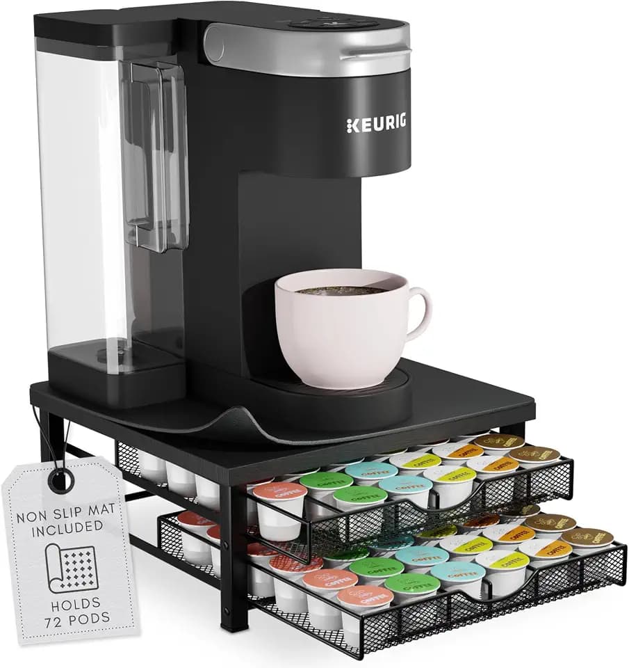 72 K Pods Holder, Coffee Station Organizer, Keurig Coffee Pod Holder