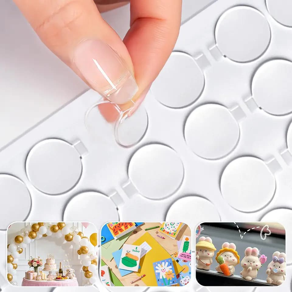 ZVP Removable Glue Dots for Bulk Party Balloon Decor (1000, 0.39 in)