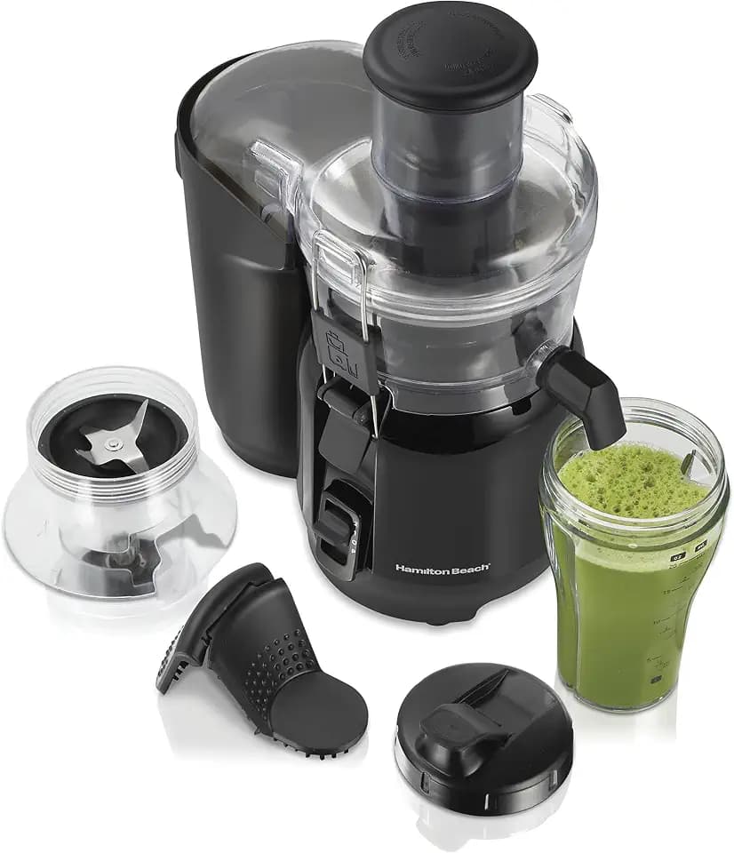 Hamilton Beach Juice & Blend 2-in-1 Juicer Machine and 20 oz. Blender