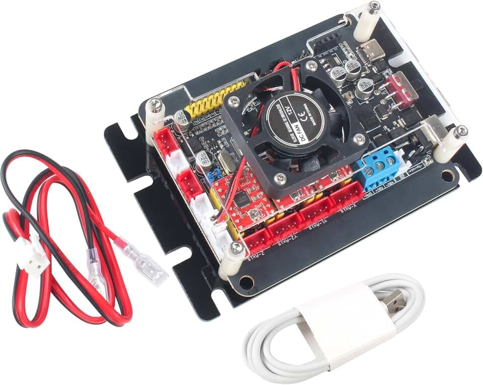 RATTMMOTOR 2-Axis 3-Axis GRBL Controller Board 36V DC Input