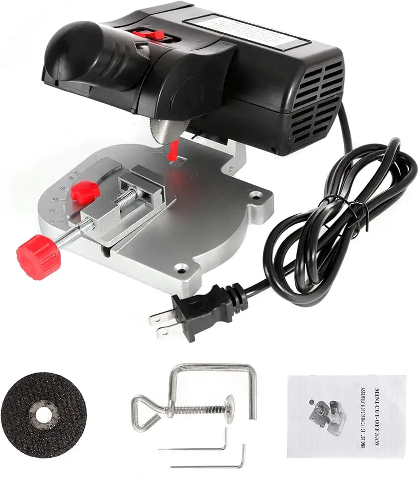 BEAMNOVA Mini Cut-Off Saw for Crafts, 2” Blade Precision Hobby Cutter
