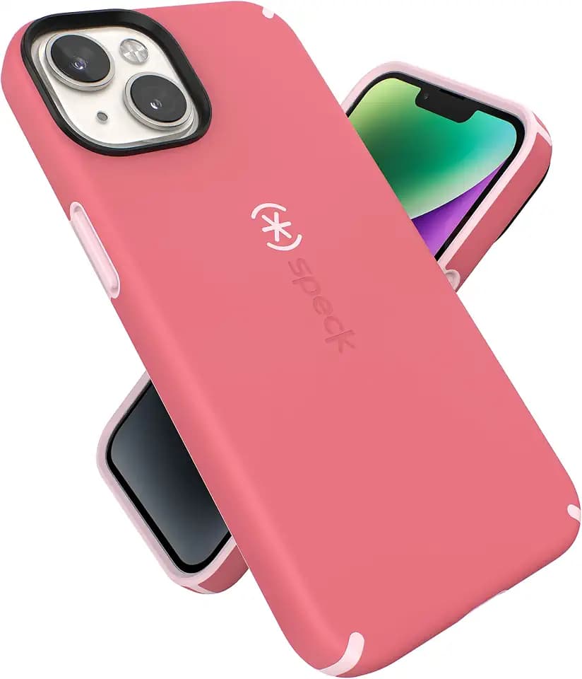 Speck MagSafe Case for iPhone 17e, 14, 13 6.1", Sweet Coral/Light Coral