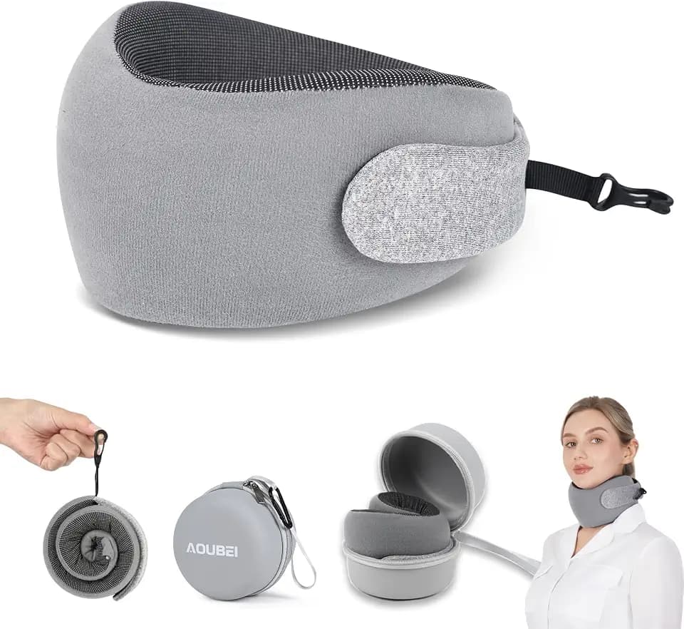 Compact Chin Support Travel Pillow for Petite People