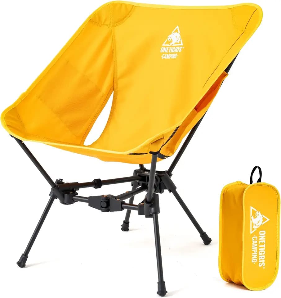 ONETIGRIS Tigerblade Camping Chair, Lightweight Folding Backpacking Hiking Chair, Compact Portable 330 lbs Capacity