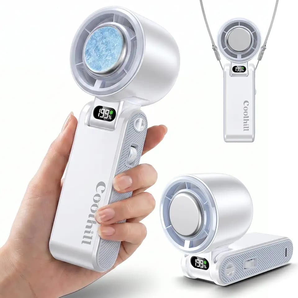 Handheld Portable fan with Turbo Cooling 5500mAh 199 Speeds
