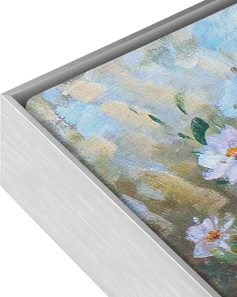 Floating Frame for 24x36 Stretched Canvas Wall Art,5/6" Deep,Silver