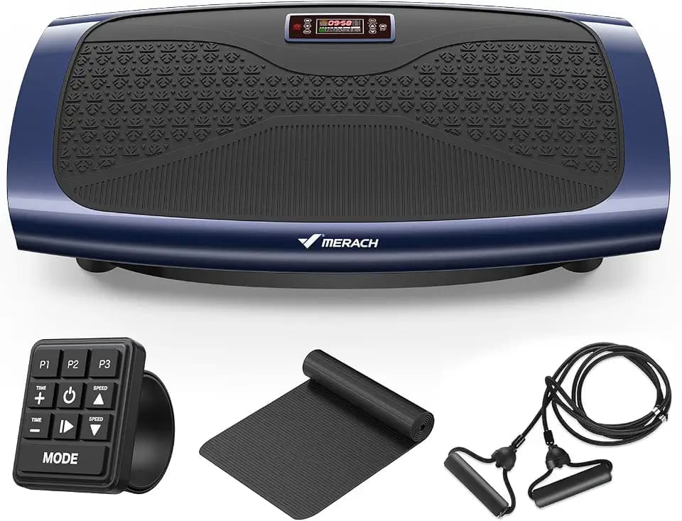 Merach CV60 4D Vibration Plate Exercise Machine with 120 Speeds & 3 Presets