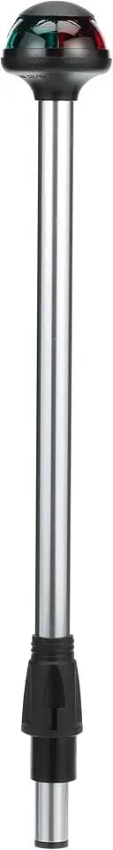 attwood 5092-14-7 Bi-Color Boat Navigation Stowaway Pole Light with Dual Locking Collar, 14-Inch