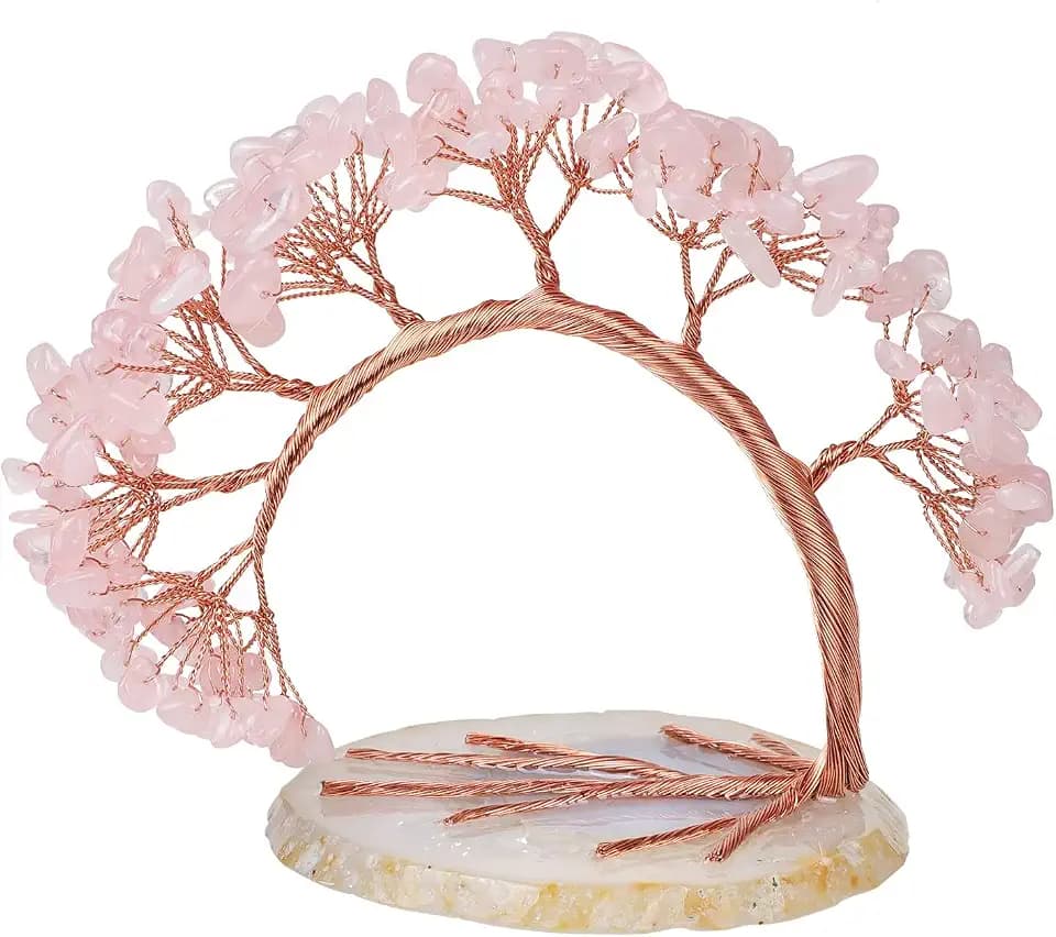 Healing Crystal Chakra Tree of Life Crystal Bonsai Tree Decor