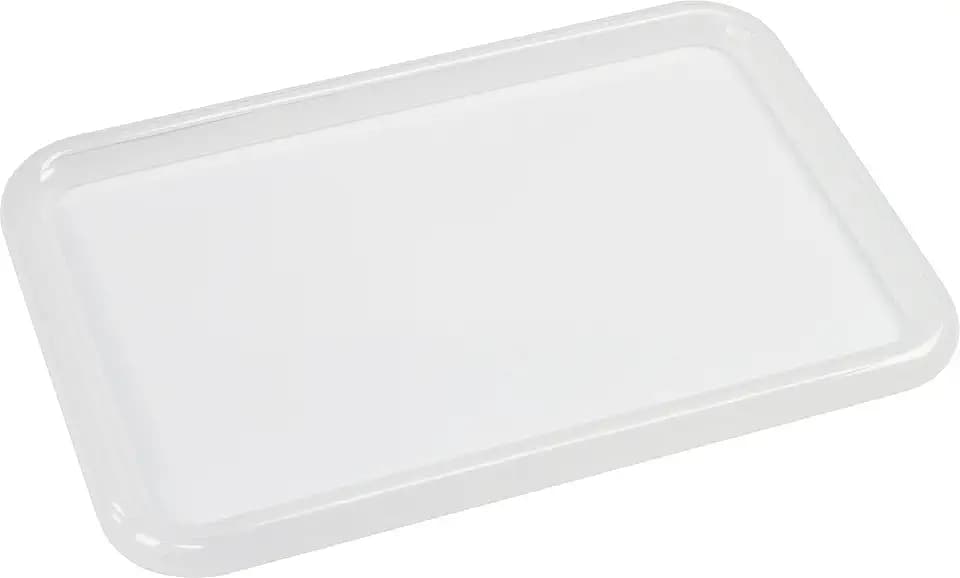 Storex Bin Cover/Lid, Fits Storex Small Cubby Bin (Bins Sold Separately), 12.2" x 7.8" x 1", 5-Pack, Translucent (62402A05C)