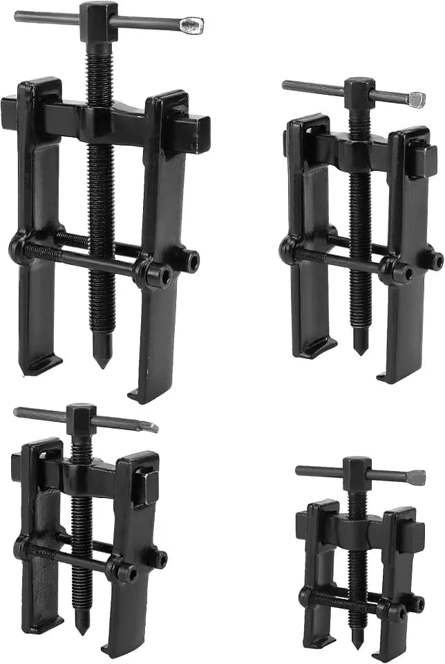 QWORK® 4 Stück Lagerabzieher 2/3/4/6Zoll, Zwei Backenlager Zahnradabzieher, kugellager abzieher, zum Radabbau