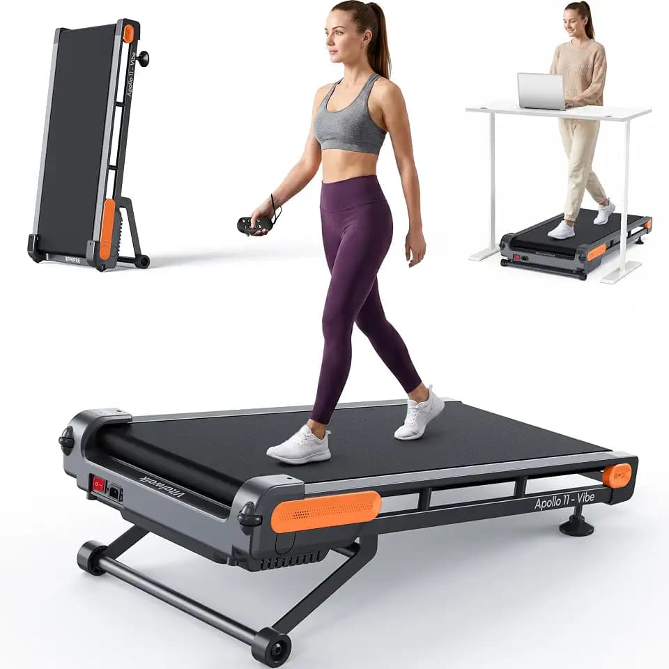Vitalwalk Walking Pad with Incline Portable Treadmills for Home Small Space