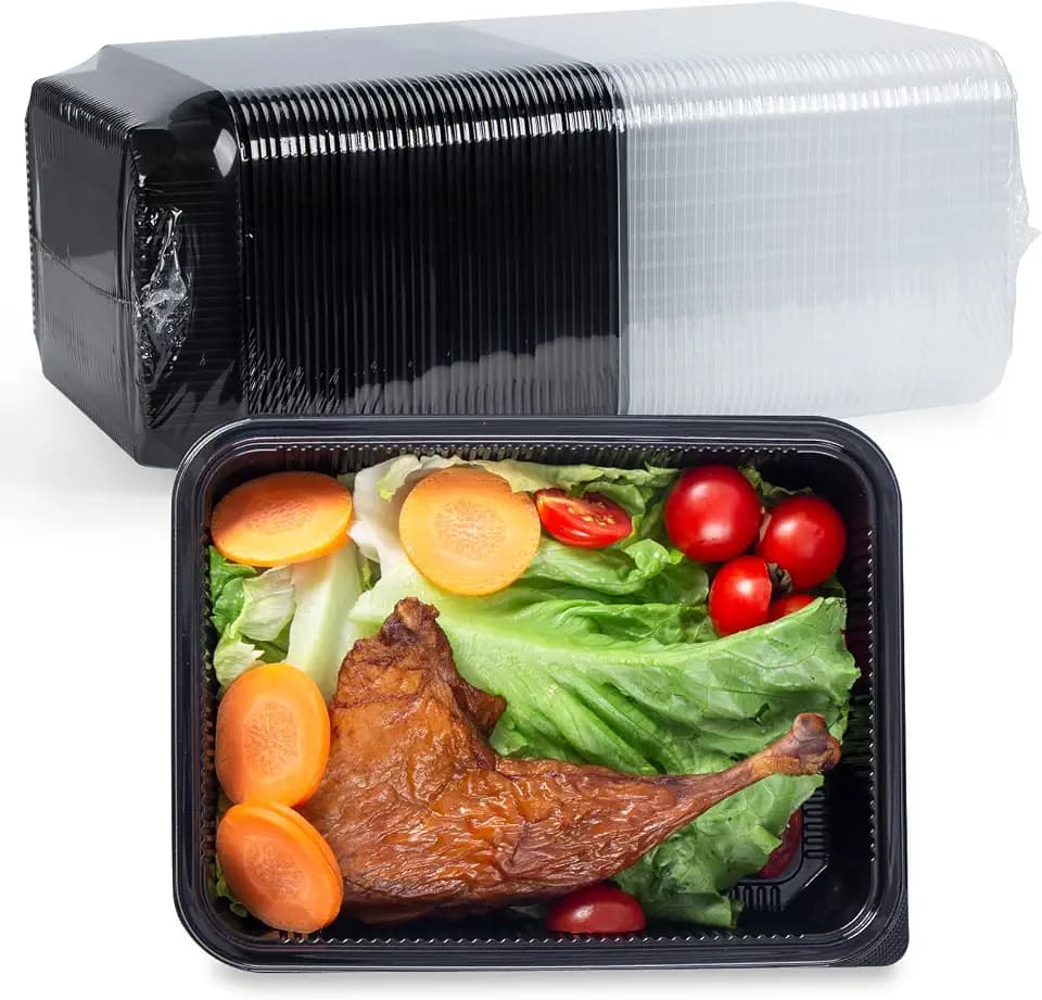 YANGRUI 40 Pack 48oz Meal Prep Containers - Shrink-Wrapped No Pre-Wash