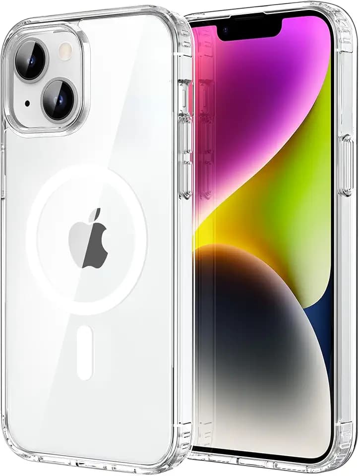 CACOE Magnetic Case for iPhone 13 & iPhone 14 6.1 inch, Clear