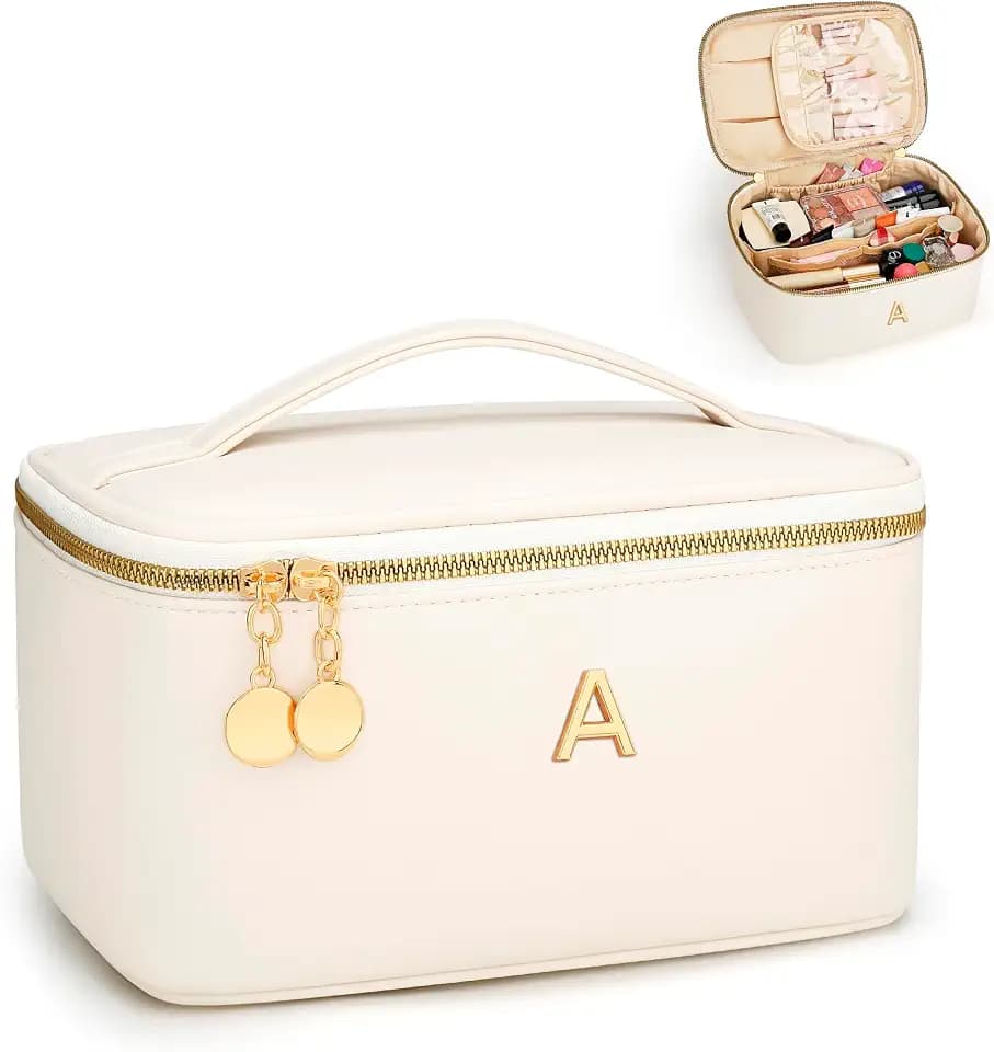 Personalized Makeup Bag Gifts for Women Travel Cosmetic Case