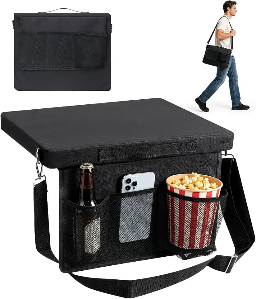 Stadium Seat Cushion, 13 x 16 Inch, Portable Cushion Pad