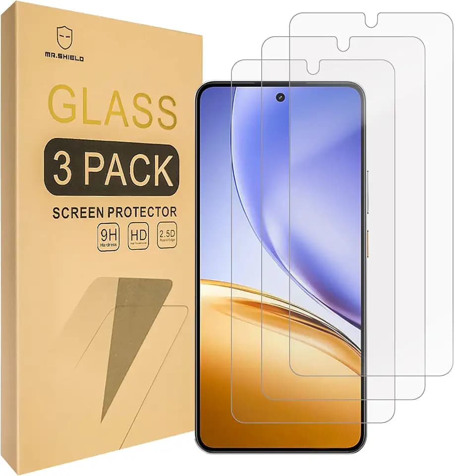 Mr.Shield 3-Pack Tempered Glass Screen Protector for Realme 14 5G