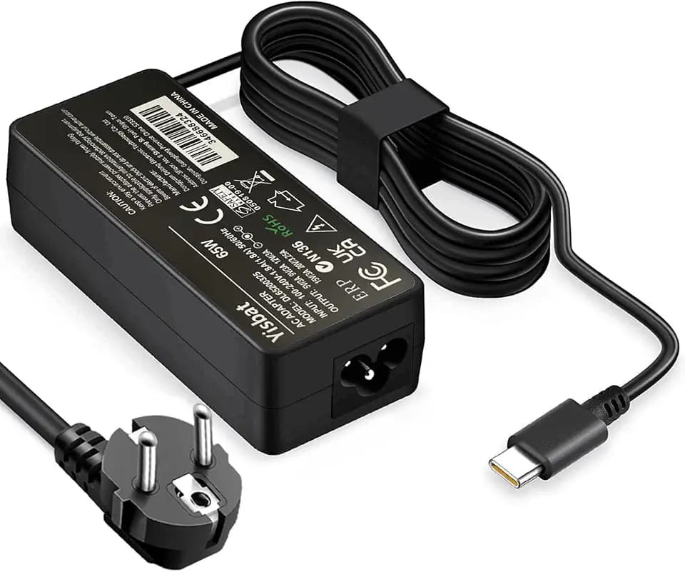 65W Lenovo Laptop Ladegerät USB C für Lenovo T480s T580s T490 E480 E580