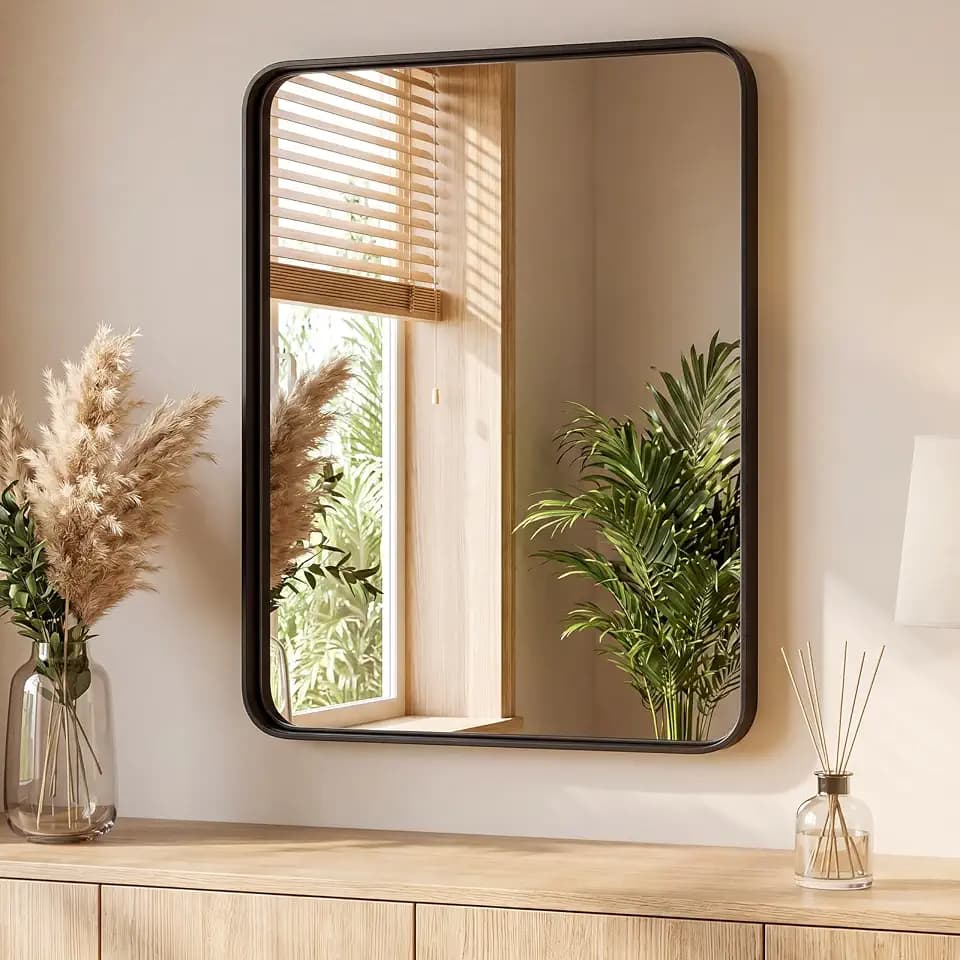 Sweetcrispy Bathroom Mirror 30.5x22.5 Inch, Vanity Mirror for Wall
