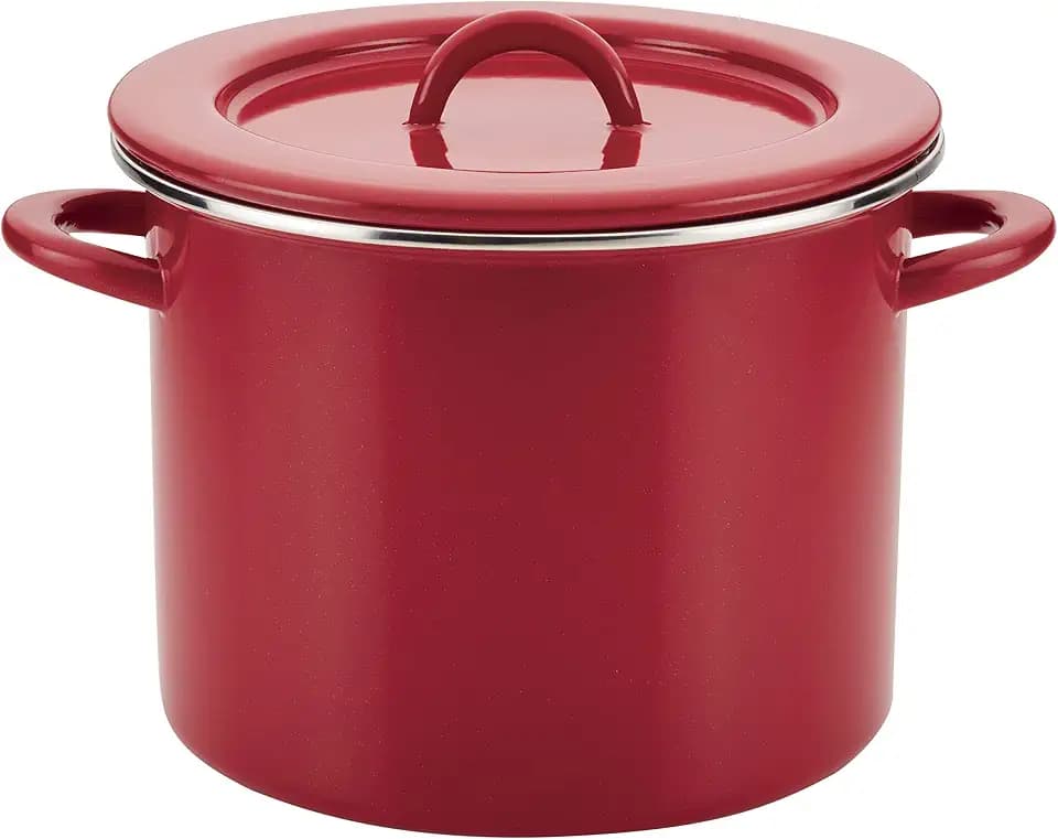 Rachael Ray Create Delicious Induction 12 qt Stock Pot with Lid