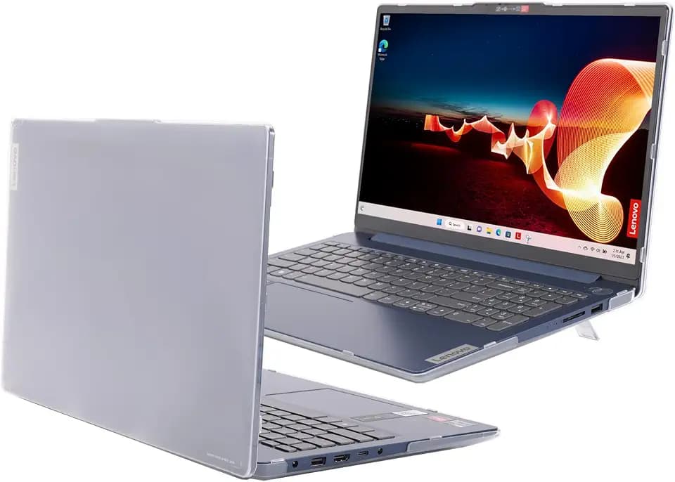 mCover Nur kompatibel mit Lenovo IdeaPad Slim 3 | 3i 15ABR8 / 15AMN8 / 15IAH8 / 15IAH8 / 15IAN8 / 15IRH8 / 15IRU8 Windows-Computer (nicht für andere Lenovo-Modelle geeignet), transparent
