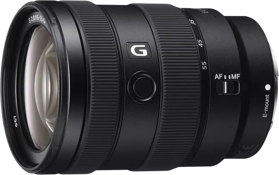 Sony SEL1655G – 16–55mm F2.8 G Standard-Zoom-Objektiv für APS-C (konstante Blende, kompakt & lichtstark, E-Mount, ideal für Alltag, Reportage & Video, kompatibel mit ZV-E10, A6400, A6700)