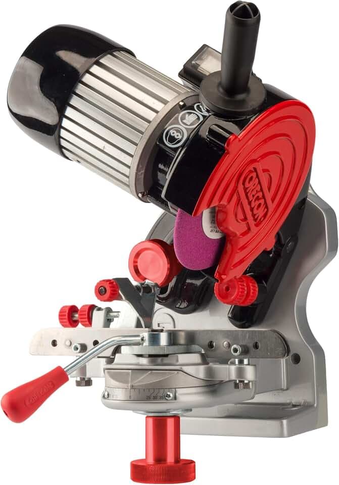 Oregon Professionelle 230V Tisch-/Wand Sägeketten Schleifmaschine