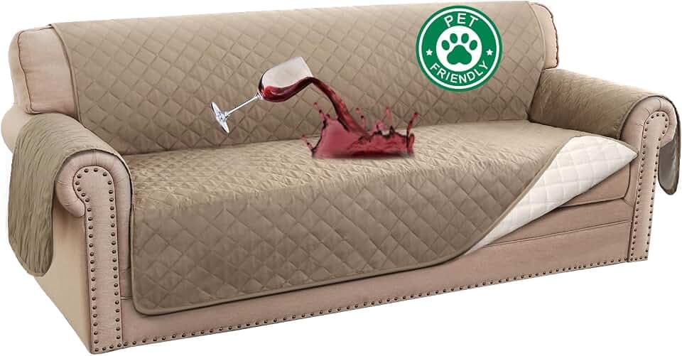 Turquoize 100% Waterproof Sofa Covers Couch Cover for Dogs, XL Sofa 78"