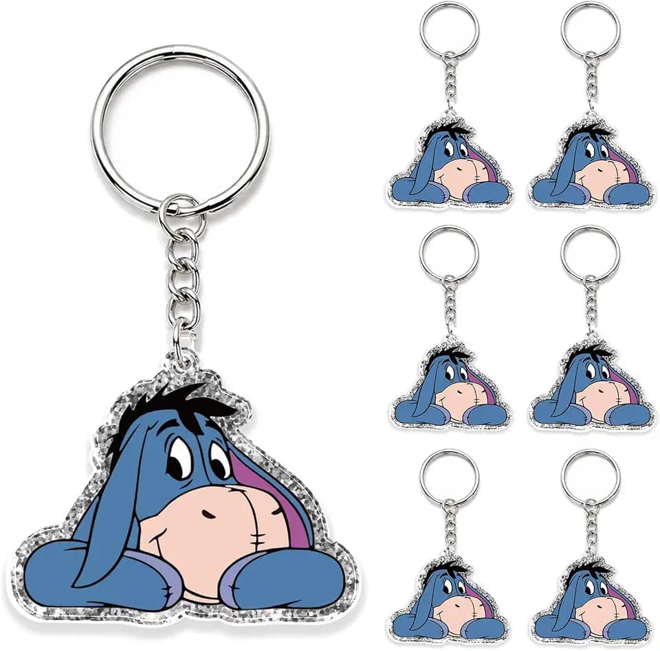 Dolimifa 6 Pcs Cute Bear Gifts Bulk Party Favors for Women Men Keychains