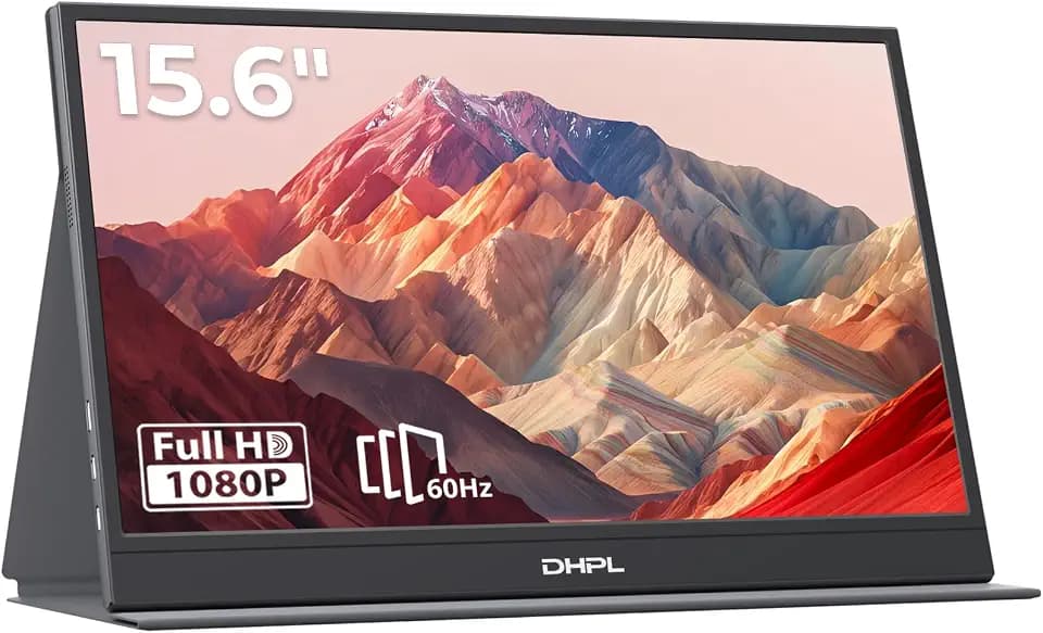 15,6 Zoll Portable Monitor/Tragbarer Monitor, IPS FHD 1080P 60Hz