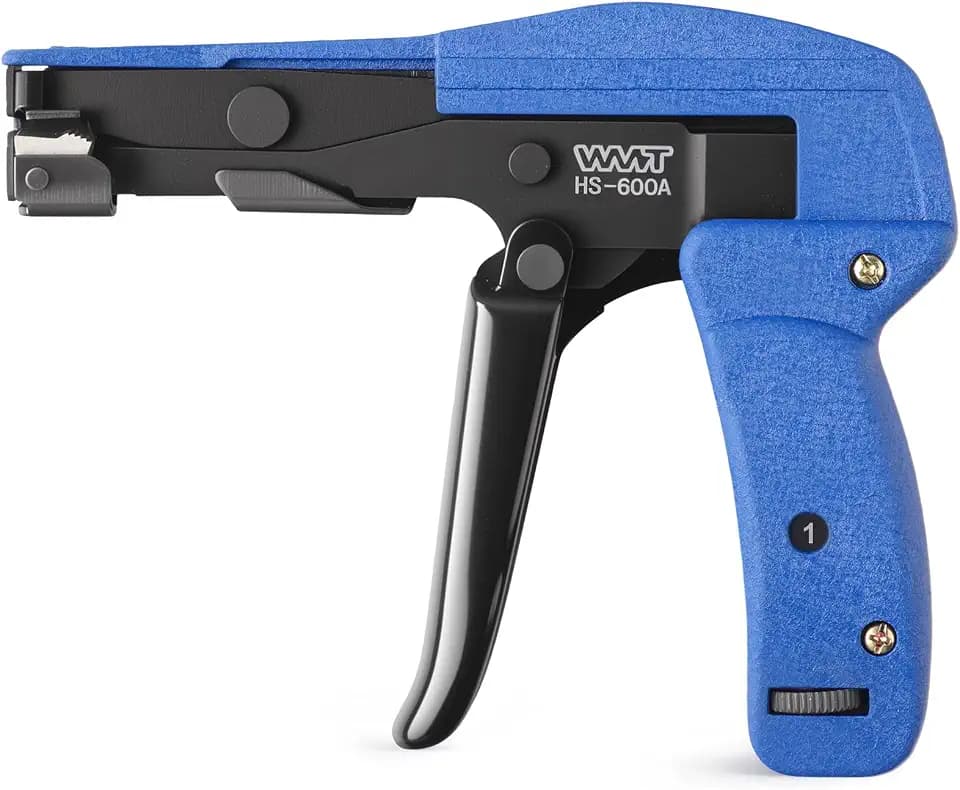 WMT Zip Tie Gun, Cable Tie Tightening Cutter for 2.4-4.8mm Nylon Zip Ties