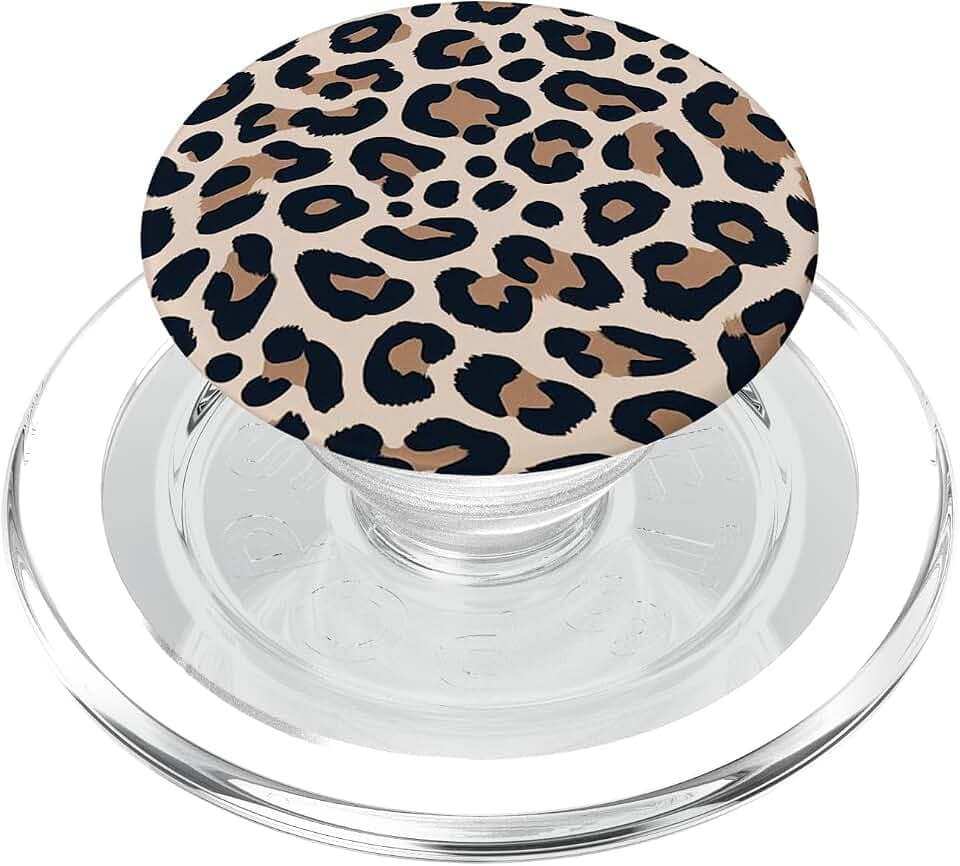Leopardenmuster Leoprint PopSockets PopGrip für MagSafe