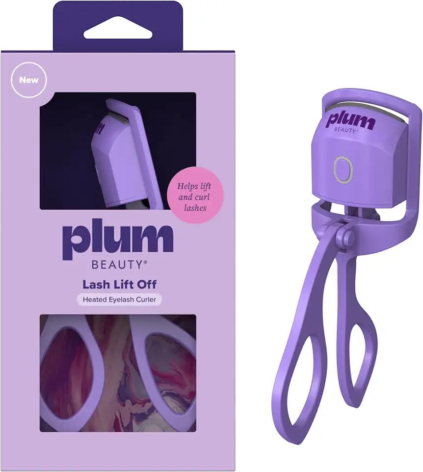 Plum Beauty Lash Lift Off Heated Eyelash Curler USB-C Rechargeable Electric