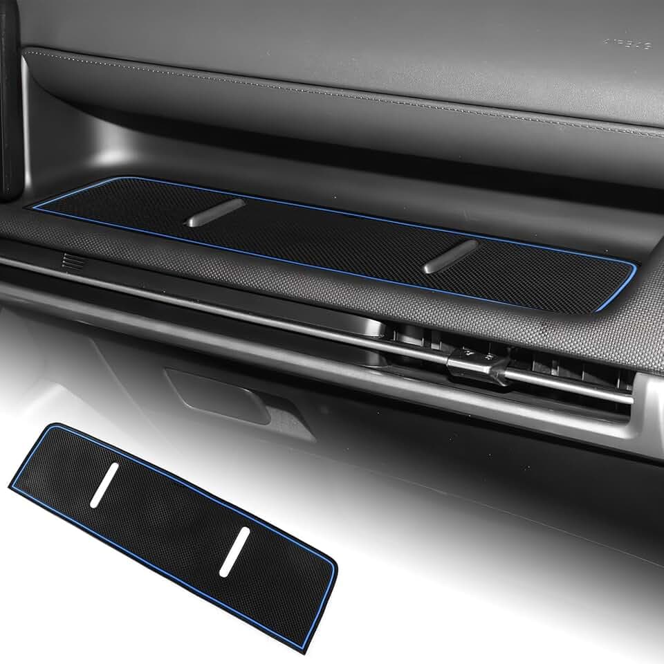 KUNGKIC Für Hyundai Tucson 2025 Anti-Rutsch-Matte für Beifahrersitzablage Tablett Silikon Mat (Blau)