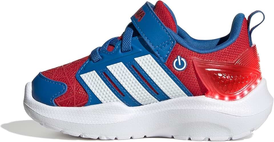 adidas Boys Marvel Lightorama Spider-Man Sneakers Shoes - Red