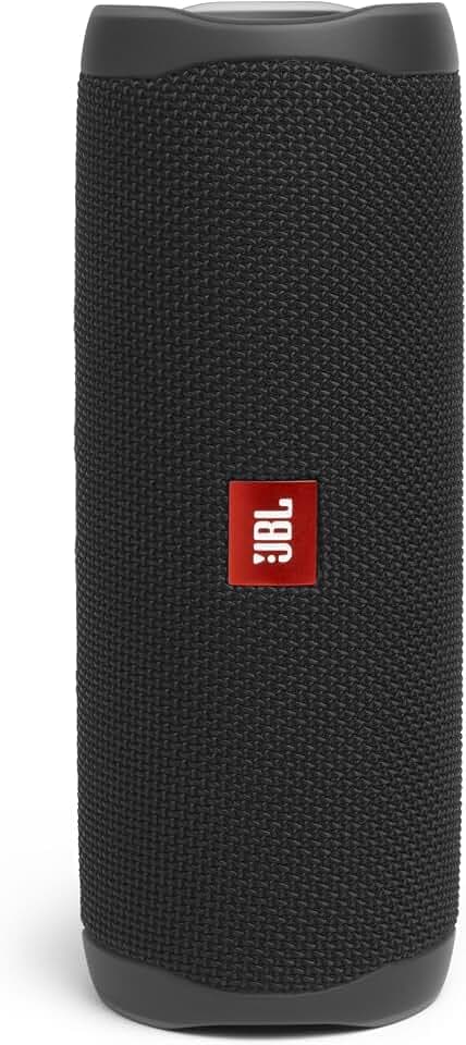 JBL Flip 5 Bluetooth Box (Wasserdichter, portabler Lautsprecher mit umwerfendem Sound, bis zu 12 Stunden kabellos Musik abspielen) schwarz