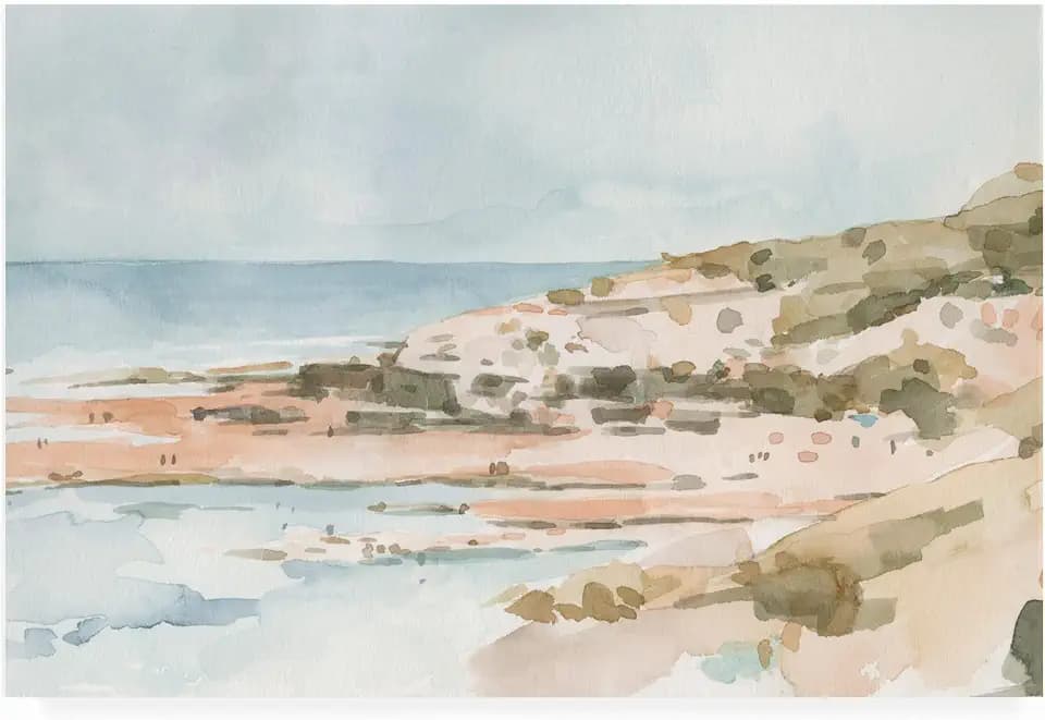 Trademark Fine Art Emma Caroline 'Neutral Seaside II' Outdoor All-Weather Wall Decor