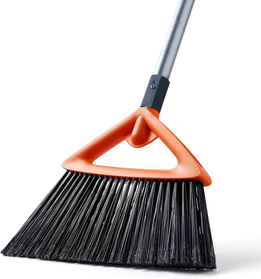 CLEANHOME Outdoor Broom for Sweeping Patio, Garage, Deck, Kitchen