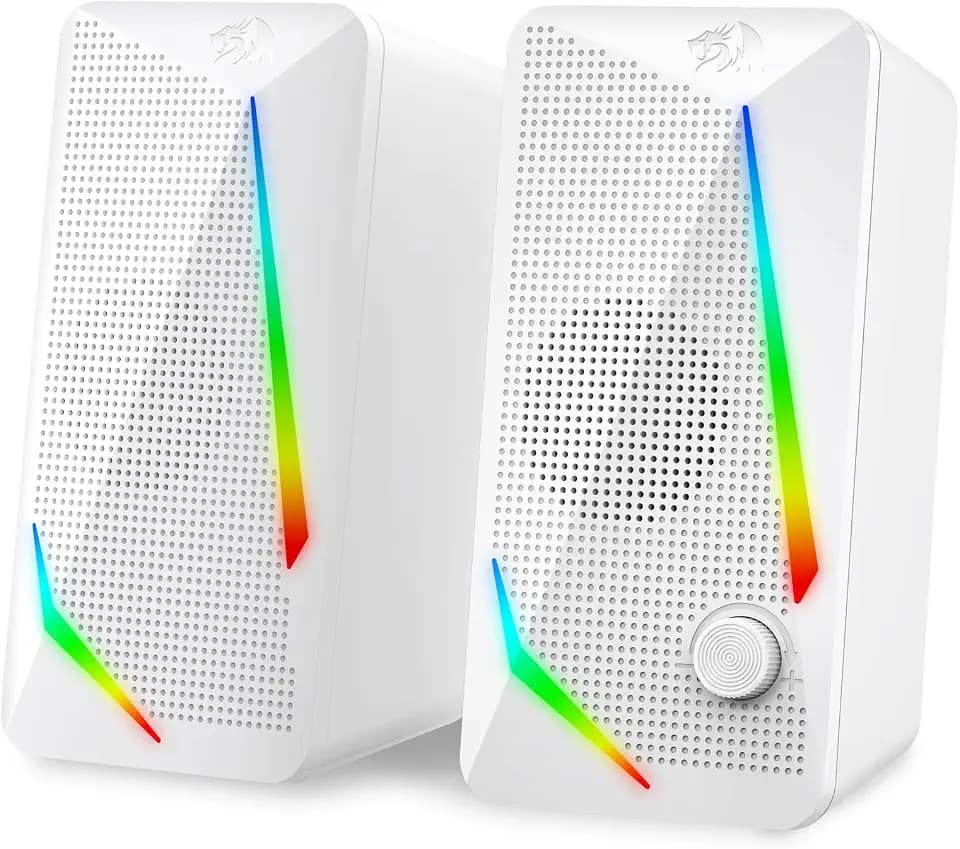 Redragon GS510 Waltz RGB Gaming Lautsprecher 2.0 USB Weiß