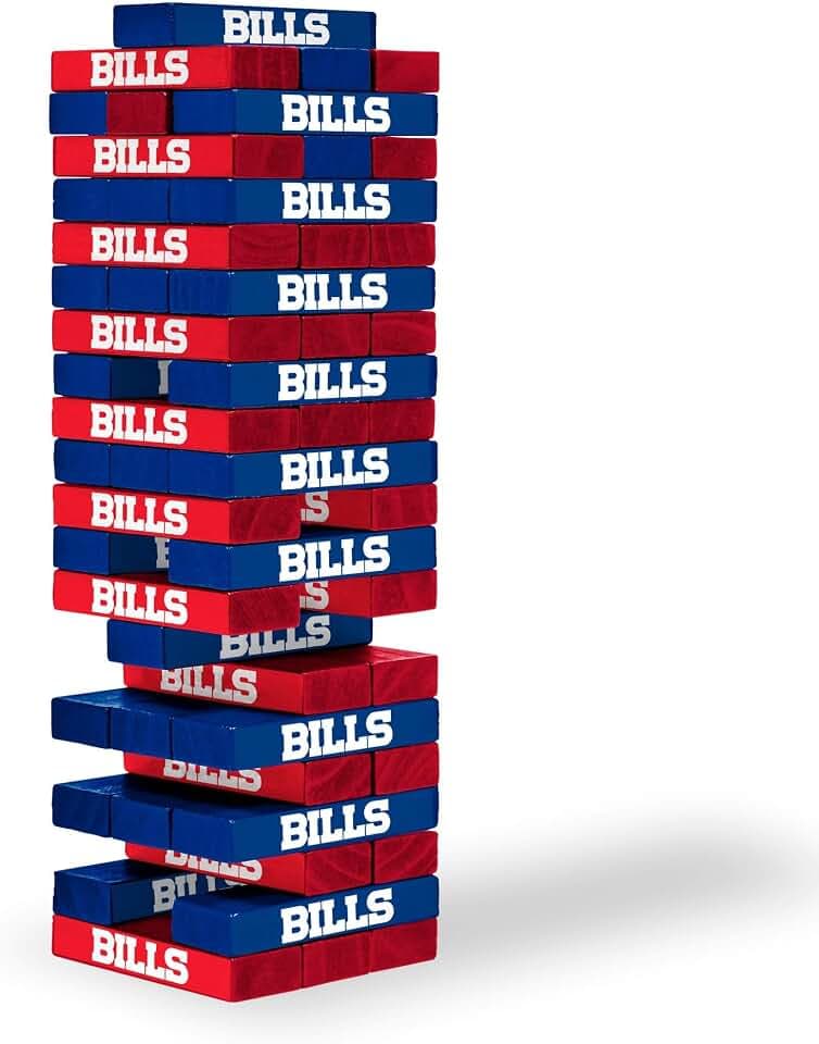 Wild Sports NFL Kansas City Chiefs Table Top Stackers 3" x 1" x .5", Team Color