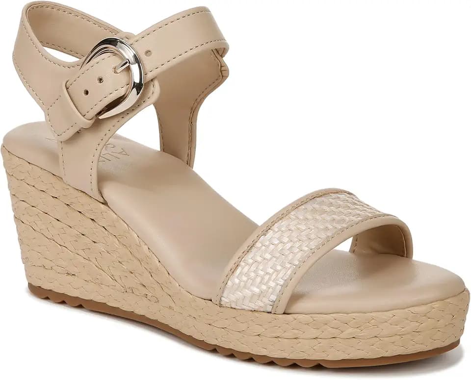 Naturalizer Women's Stella4 Strappy Wedge Sandals